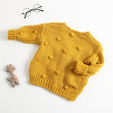 Infant Pom-Pom Sweater - Girls romper Yo Baby India 
