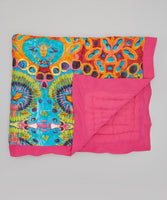 Kaleidoscope Inspired With Pink Trim Blanket Blanket Yo Baby Wholesale 