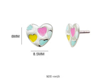 Multi-Colour Heart Earrings Yo Baby India 