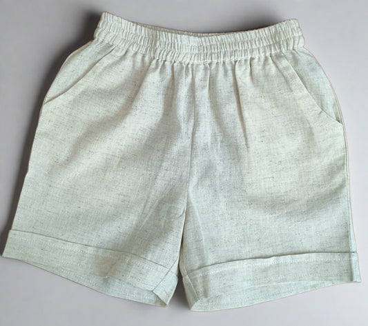 Natural Color Boys Shorts short Yo Baby India 