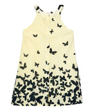 Navy Butterfly Yoke Dress Shirt-Dress Yo Baby Wholesale 