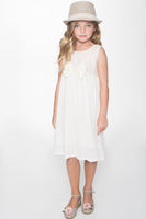 Off-white Bow Dress Dress Yo Baby Wholesale 