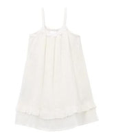 Off-white Flower Lace Detail Infant Dress Dress Yo Baby Wholesale 