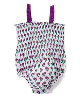Onesie with Purple Elastic Strap Detail Dress Yo Baby Wholesale 
