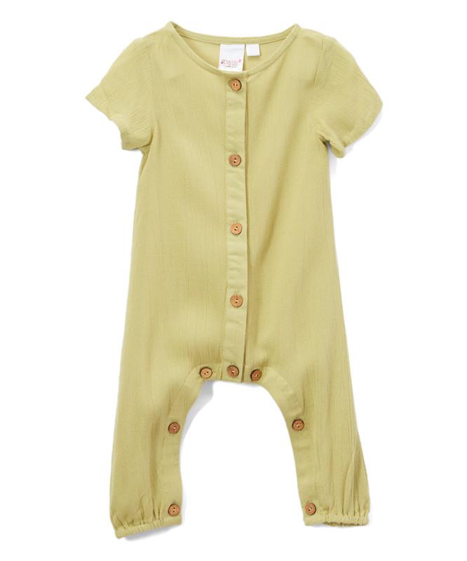 Parrot Green Unisex Infant Romper romper Yo Baby Wholesale 