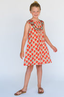 Peach Shift Dress With Lace Detail Dress Yo Baby Wholesale 