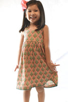 Pink Floral Summer Dress With Lace Dress Yo Baby Wholesale 