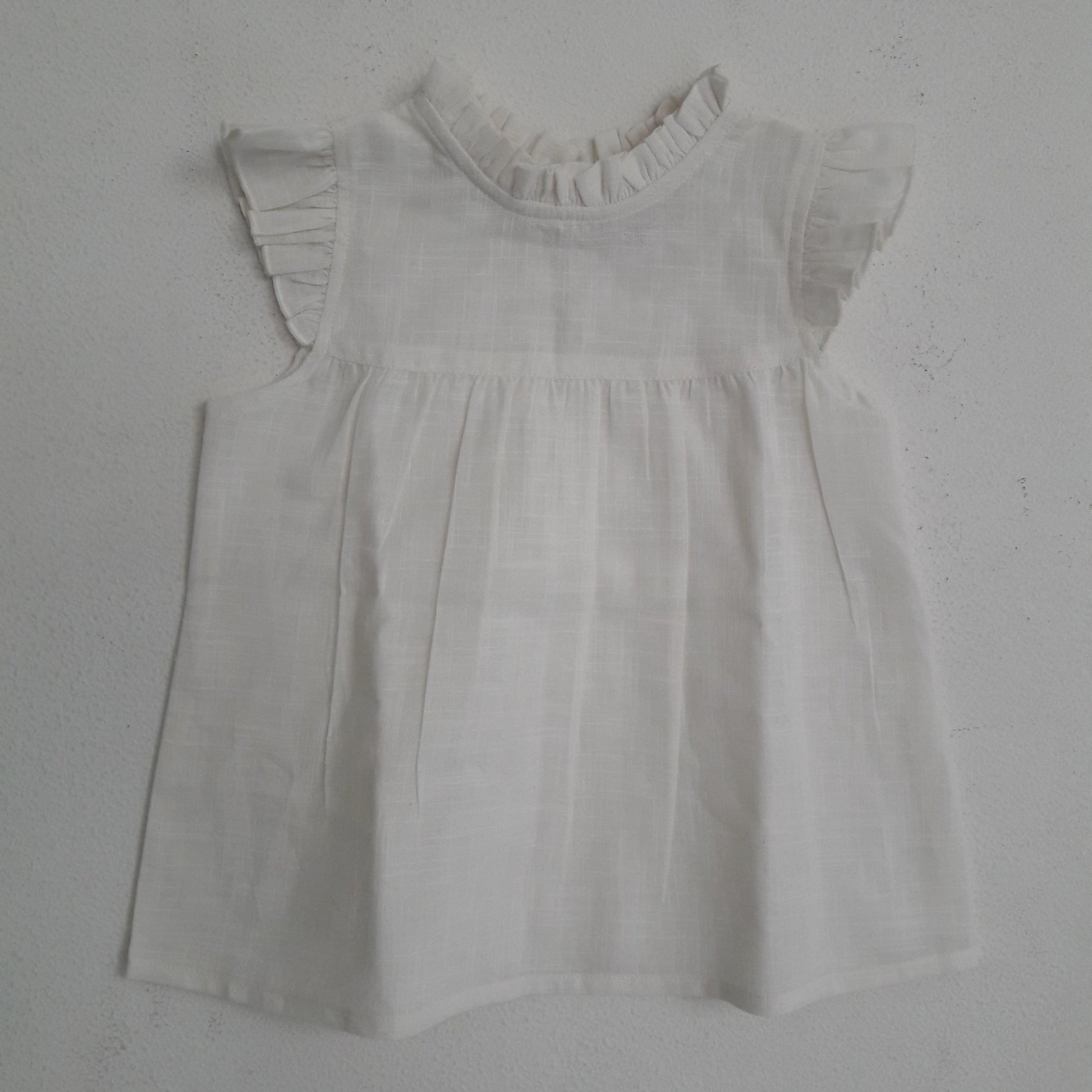 Ruffle Ivory Top TOP Yo Baby Wholesale 