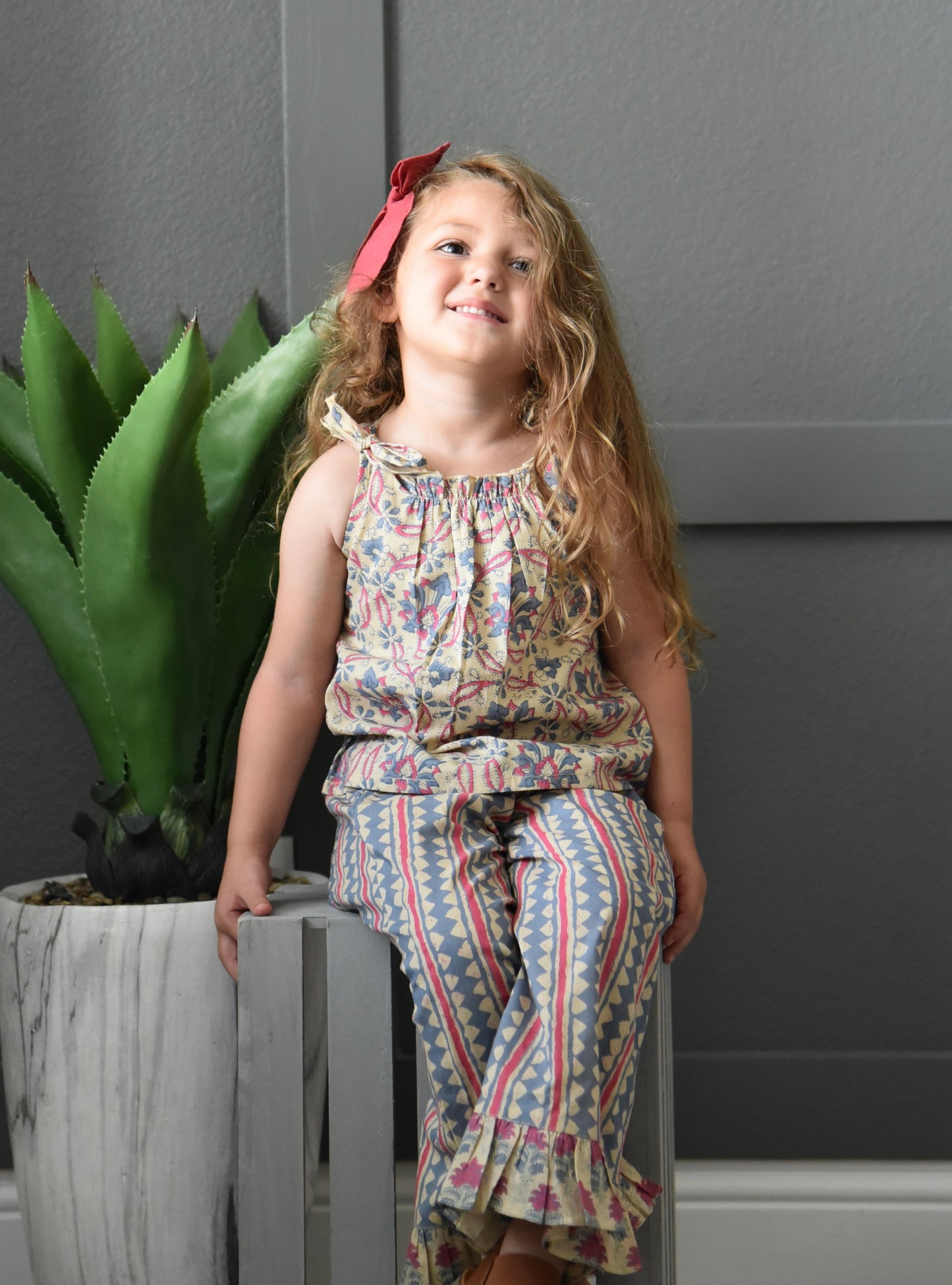 Ruffle Pants & Top Set Dress Yo Baby Wholesale 