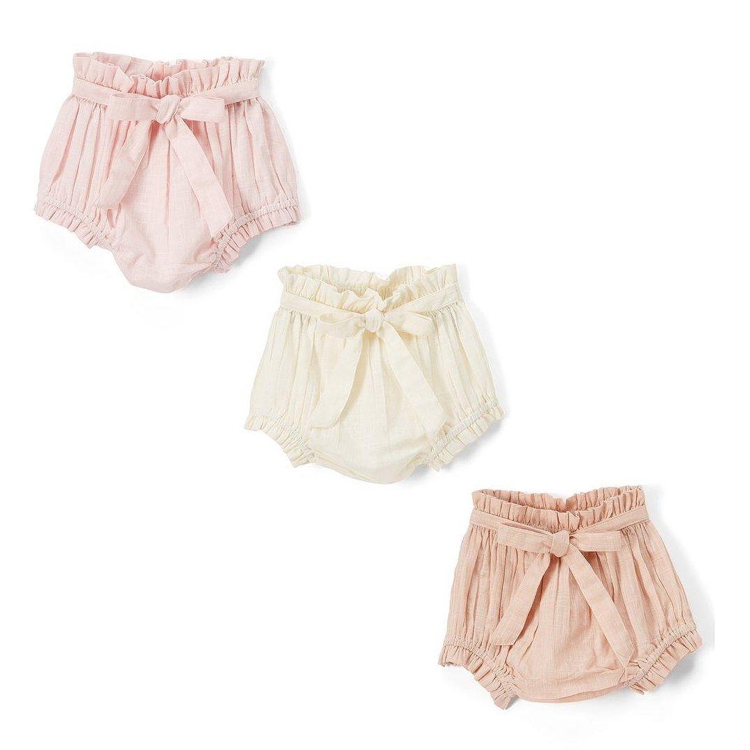 Set of 3 - Short - Style Diaper Covers with Belt diaper covers Yo Baby Wholesale 