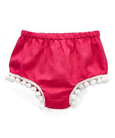Set of 5 - Diaper Covers with Pom-Pom Lace Detail diaper covers Yo Baby Wholesale 