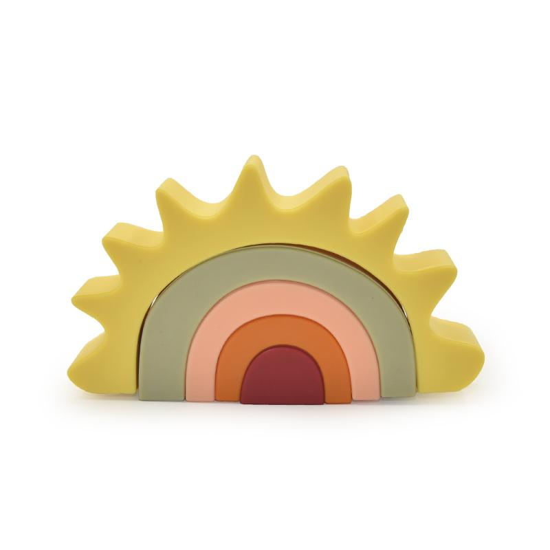 Silicone Sun-Shaped Building Blocks - Toys Yo Baby India 