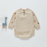 Star Sequinned Knitted Sweater Dress Yo Baby India 