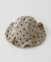 Summer Hats 0 - 4 Years Yo Baby India Beige Polka Dots 