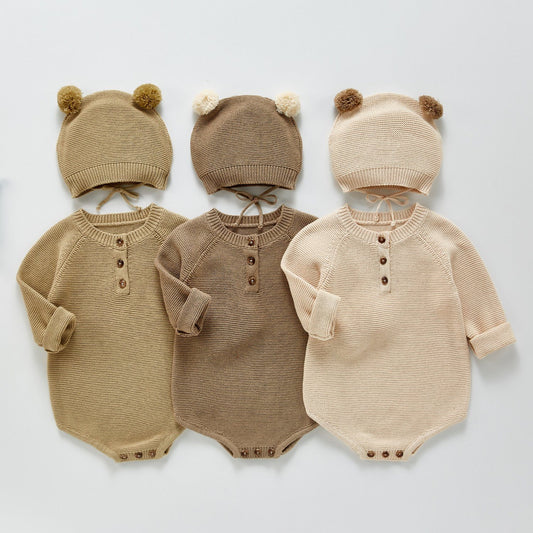 Sweater Romper & Hat - 2 Pc Set Dress Yo Baby Wholesale 