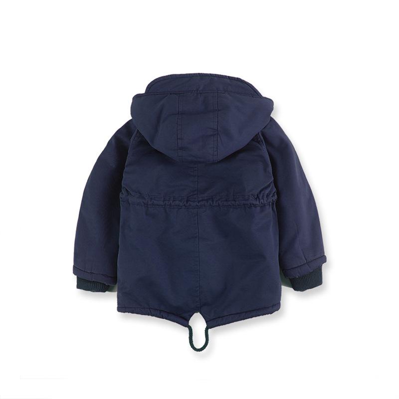 Unisex Hooded Fur-Lined Winter Parka Jacket Boys Yo Baby Wholesale 