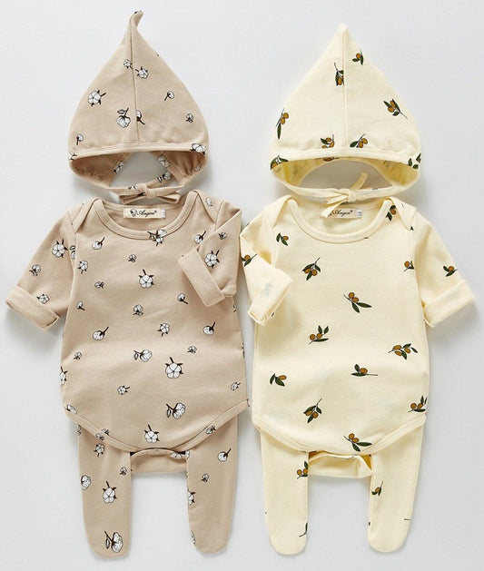 Unisex Infant Three-Piece Set Yo Baby India 