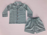 Unisex Teal Printed 2 pc Set Dress Yo Baby Wholesale 