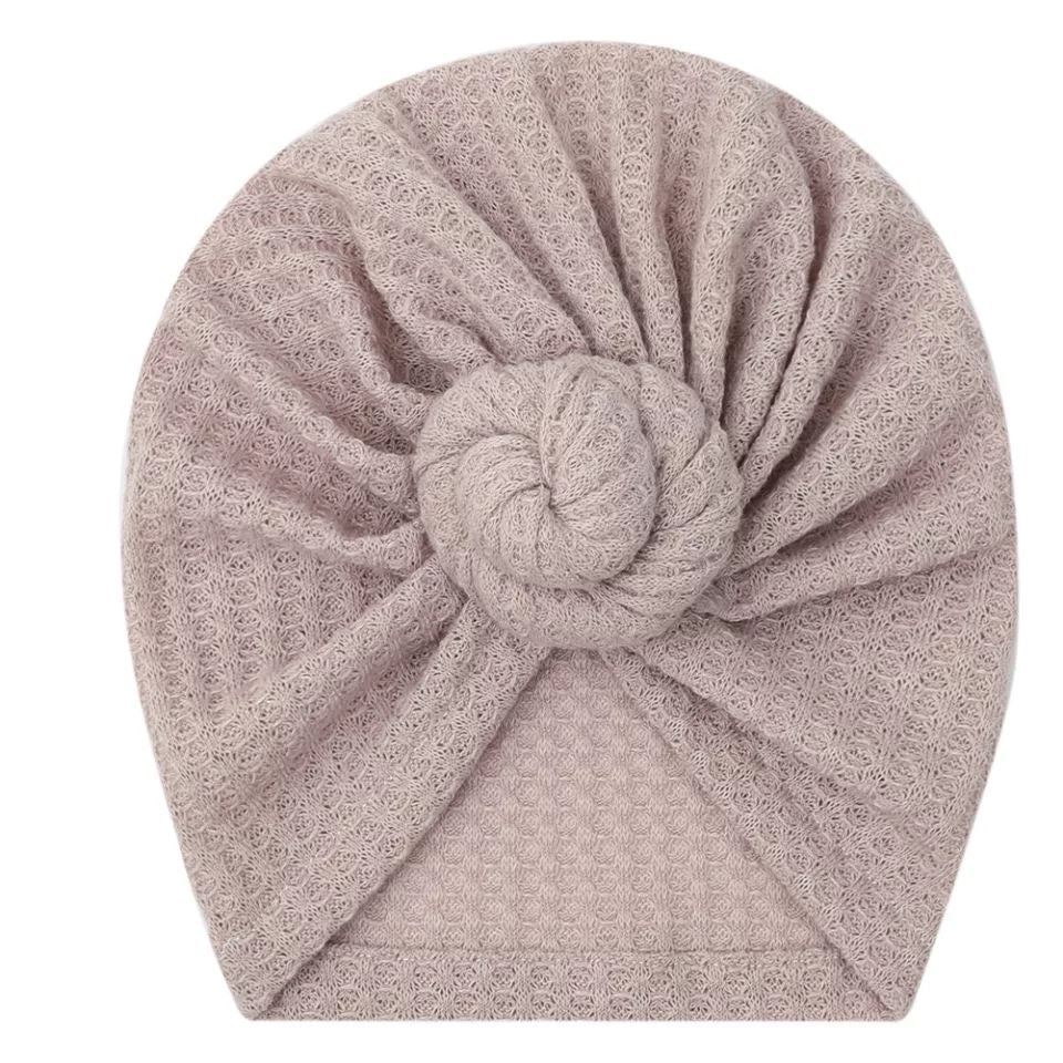 Waffle Knit Turban Yo Baby India Light Lilac 