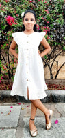 White Angel Sleeves Shirt Dress Dress Yo Baby Wholesale 