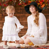 White Lace Dress Shirt-Dress Yo Baby Wholesale 