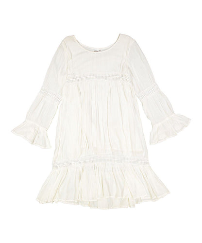 White Lace Dress Shirt-Dress Yo Baby Wholesale 