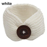 Wool Crochet Turban/Headband Yo Baby India WHITE 
