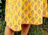 Yellow Angel Sleeves Dress Dress Yo Baby Wholesale 
