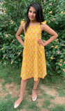 Yellow Flutter Sleeves Dress Dress Yo Baby Wholesale 